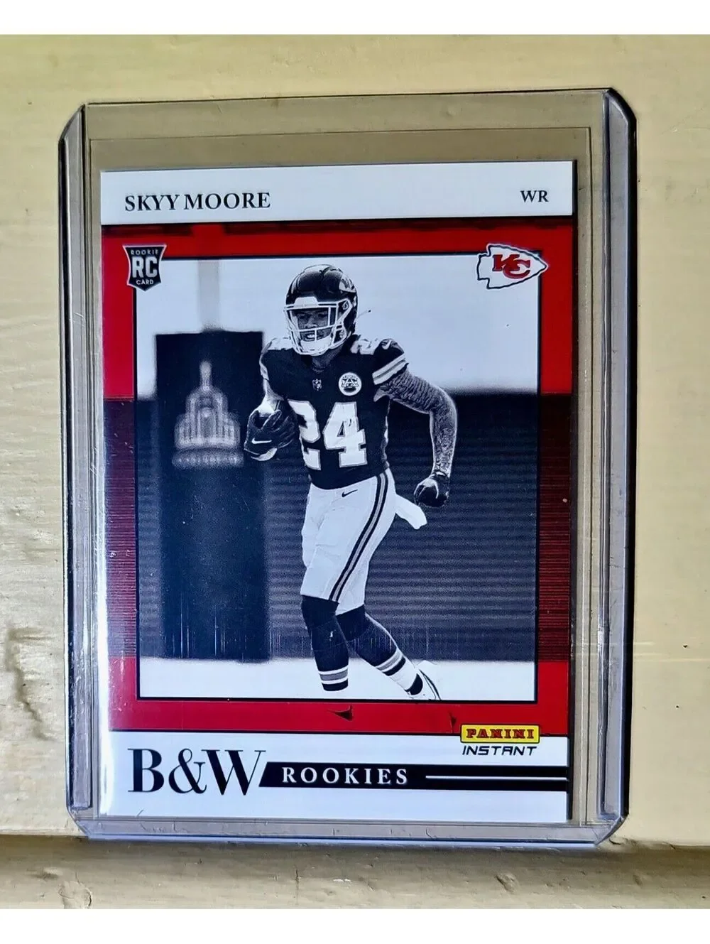 Skyy Moore 2022 Panini NFL Black & White Rookies #20 Football Card 1 of 649